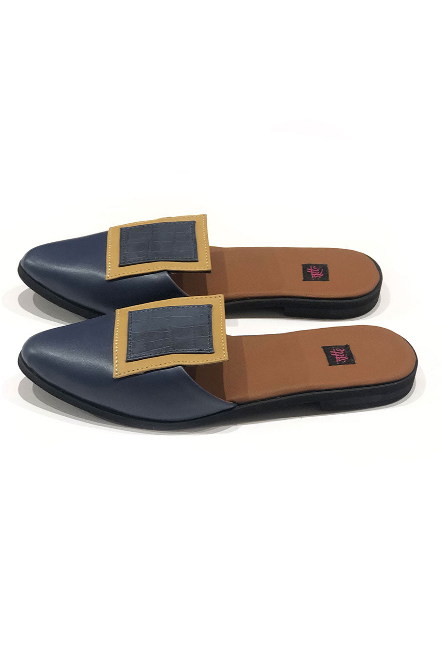 Blue Geometric Mule