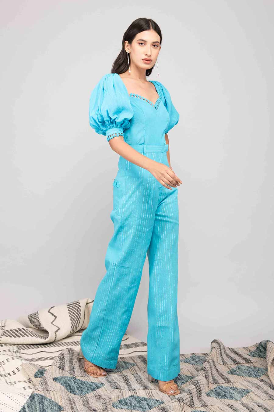 Solid Blue Co-Ord Set