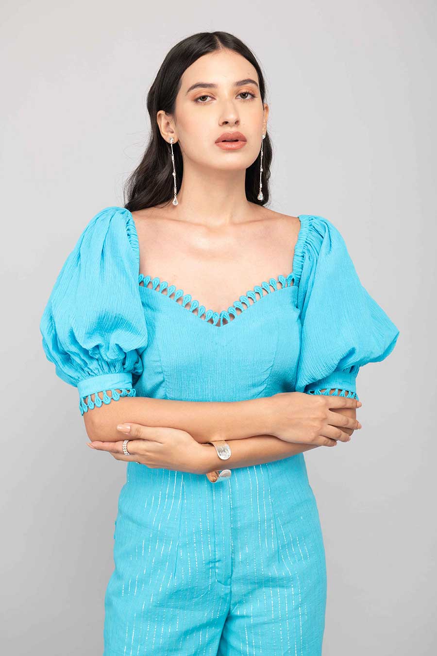 Solid Blue Co-Ord Set