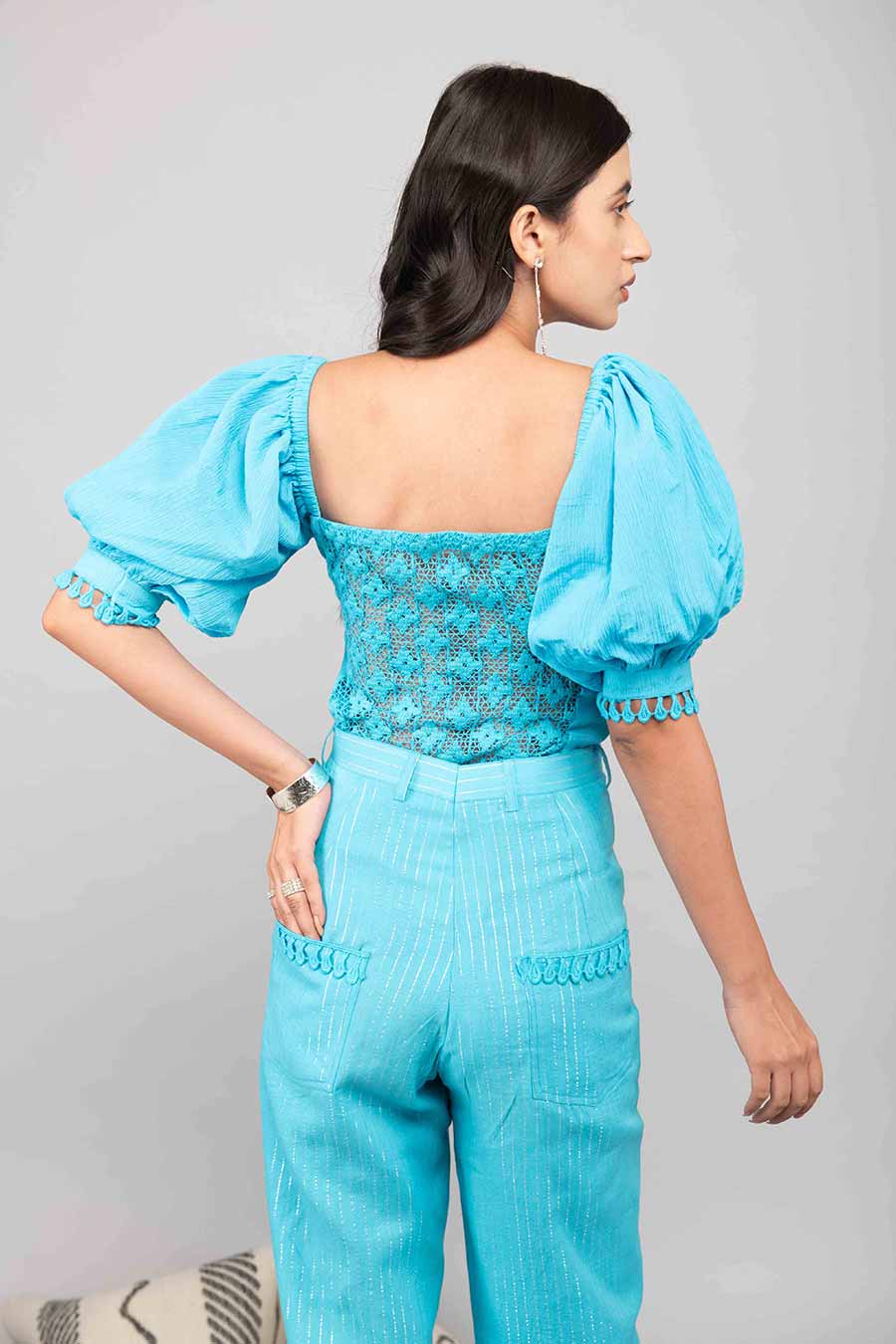 Solid Blue Co-Ord Set