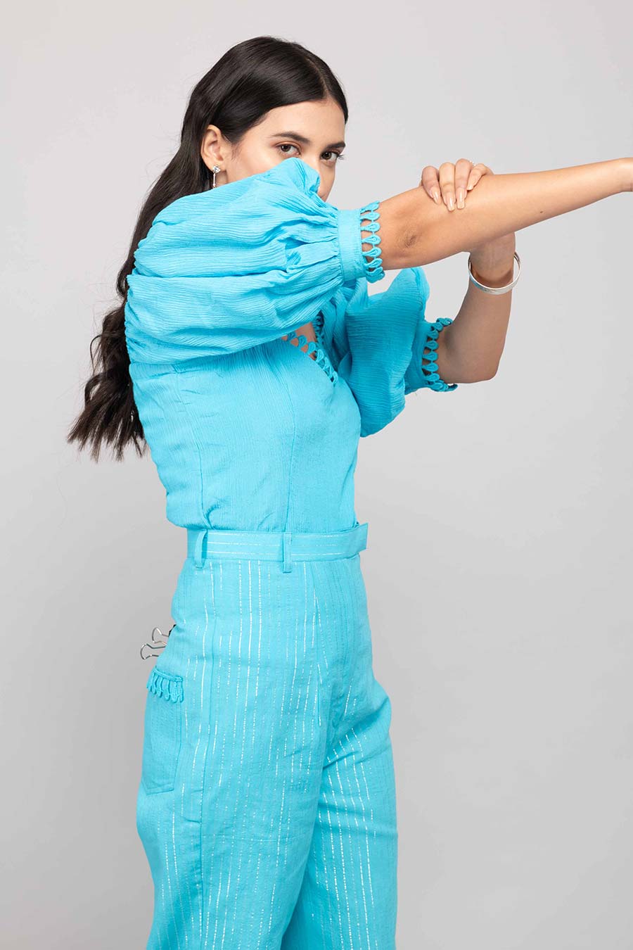 Solid Blue Co-Ord Set
