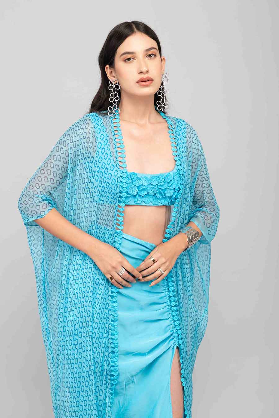 Blue Printed Co-Ord Set