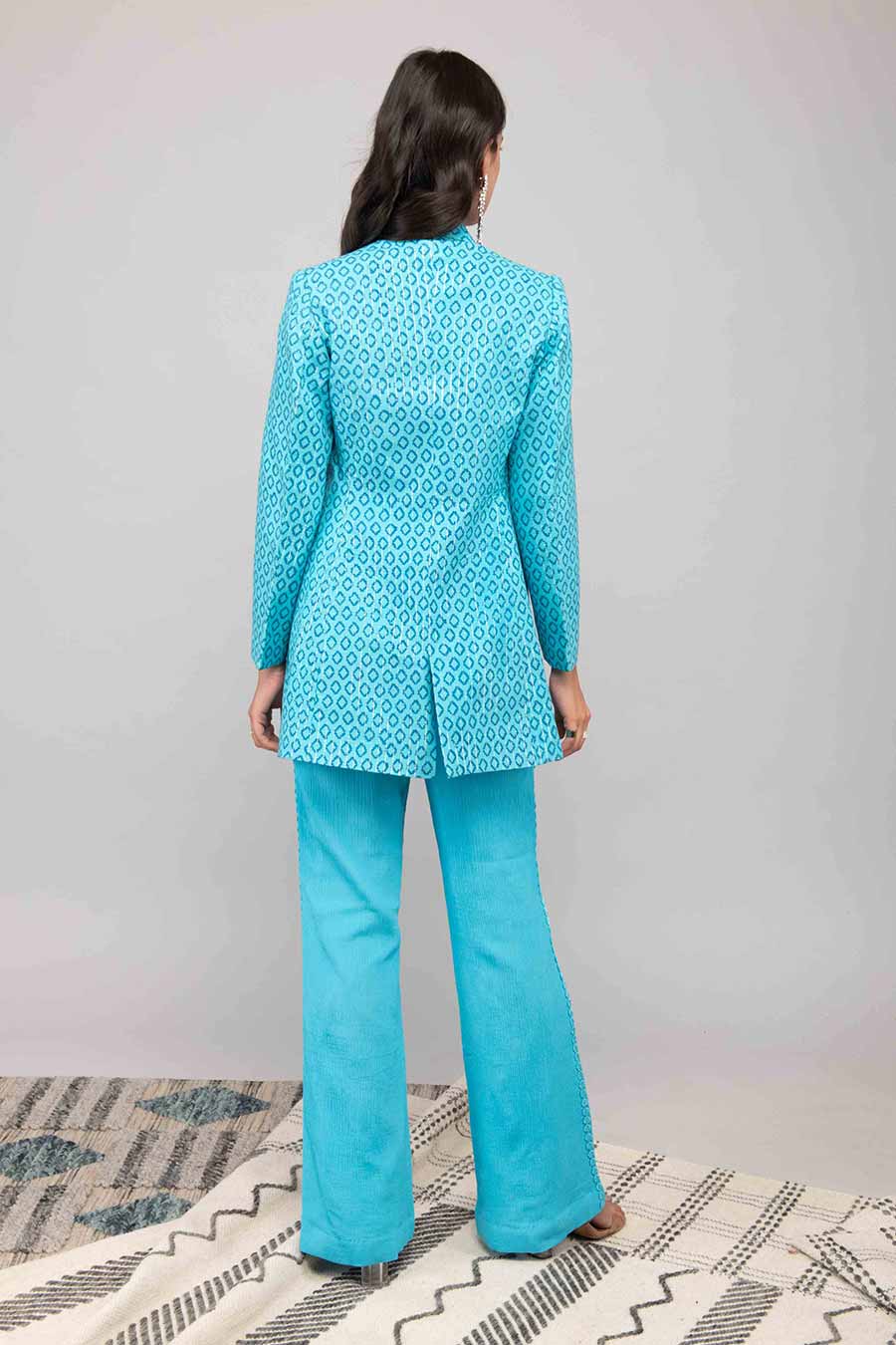 Blue Printed Co-Ord Set