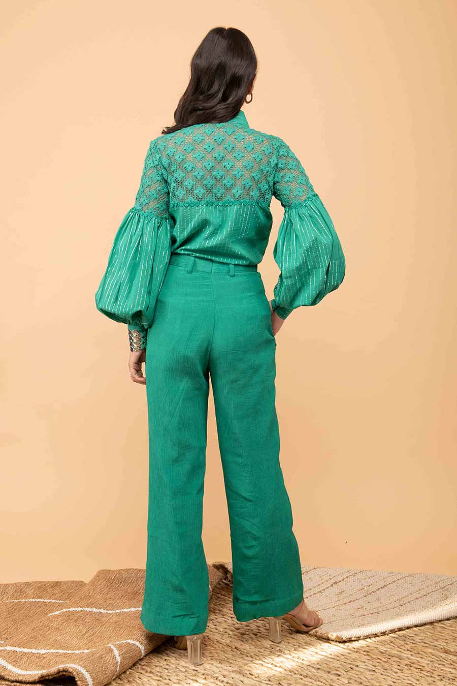 Green Crochet Co-Ord Set