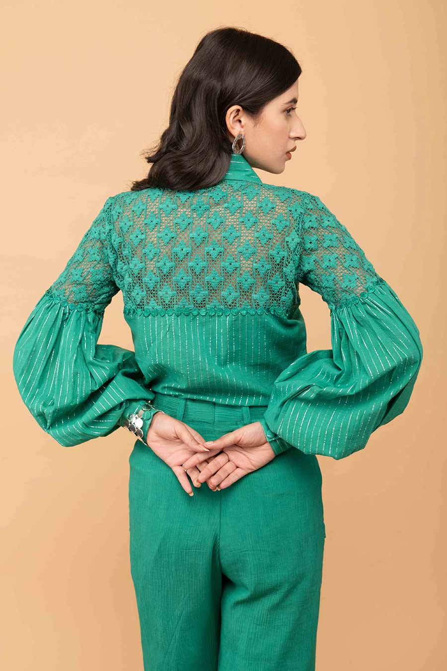 Green Crochet Co-Ord Set