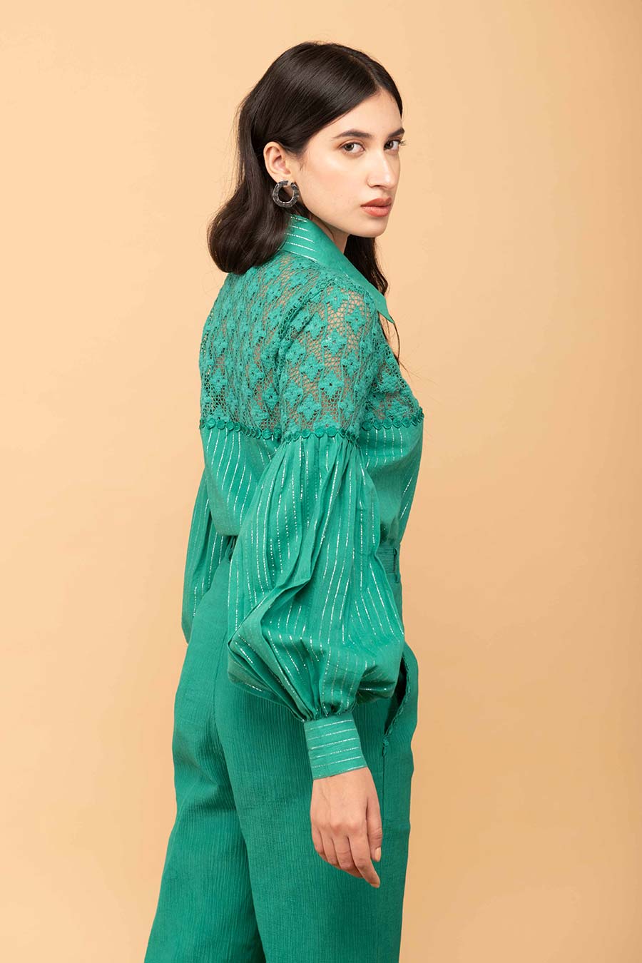 Green Crochet Co-Ord Set