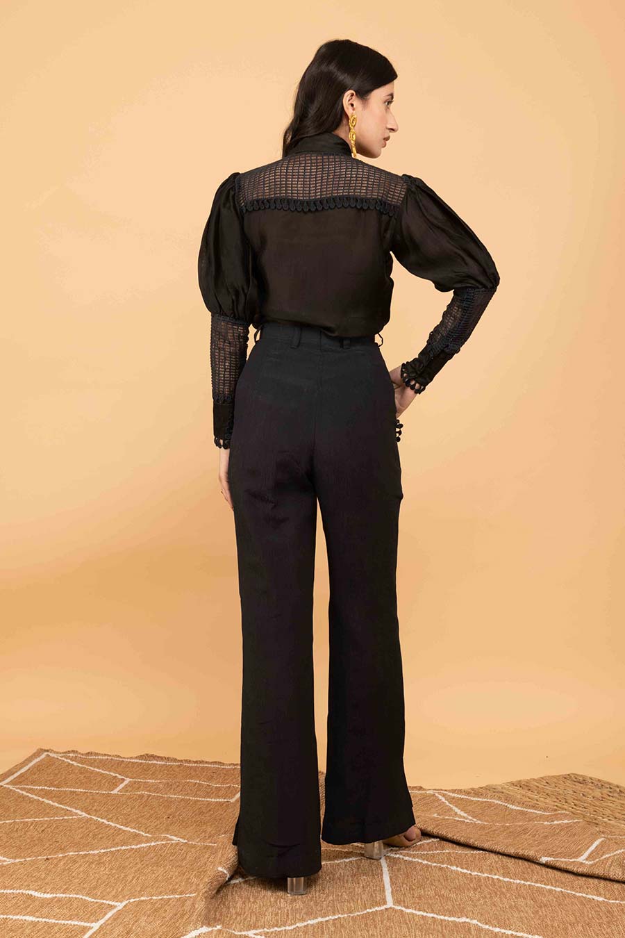 Black Silk Co-Ord Set