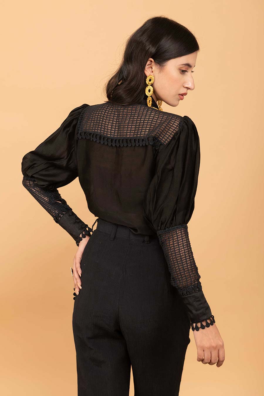 Black Silk Co-Ord Set