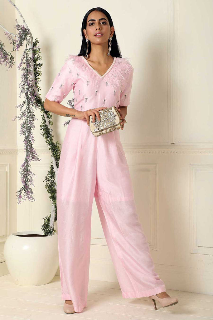 THE QUIMBY Jumpsuit - Long Sleeve Fuchsia with Sequin Eye Decal – Risen  Division