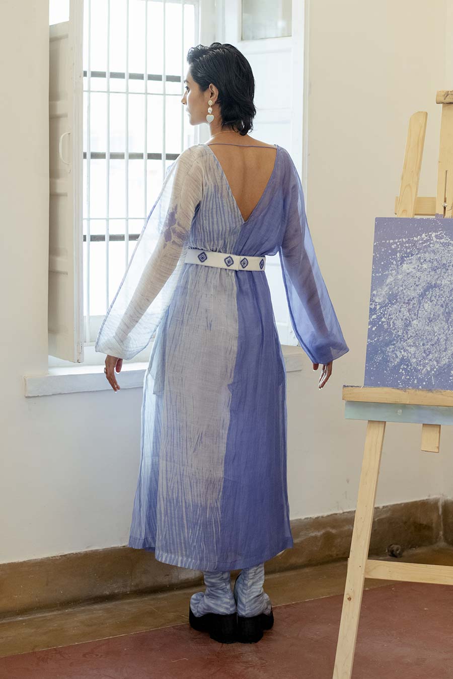 Blue Lagoon Half-n-Half Dress