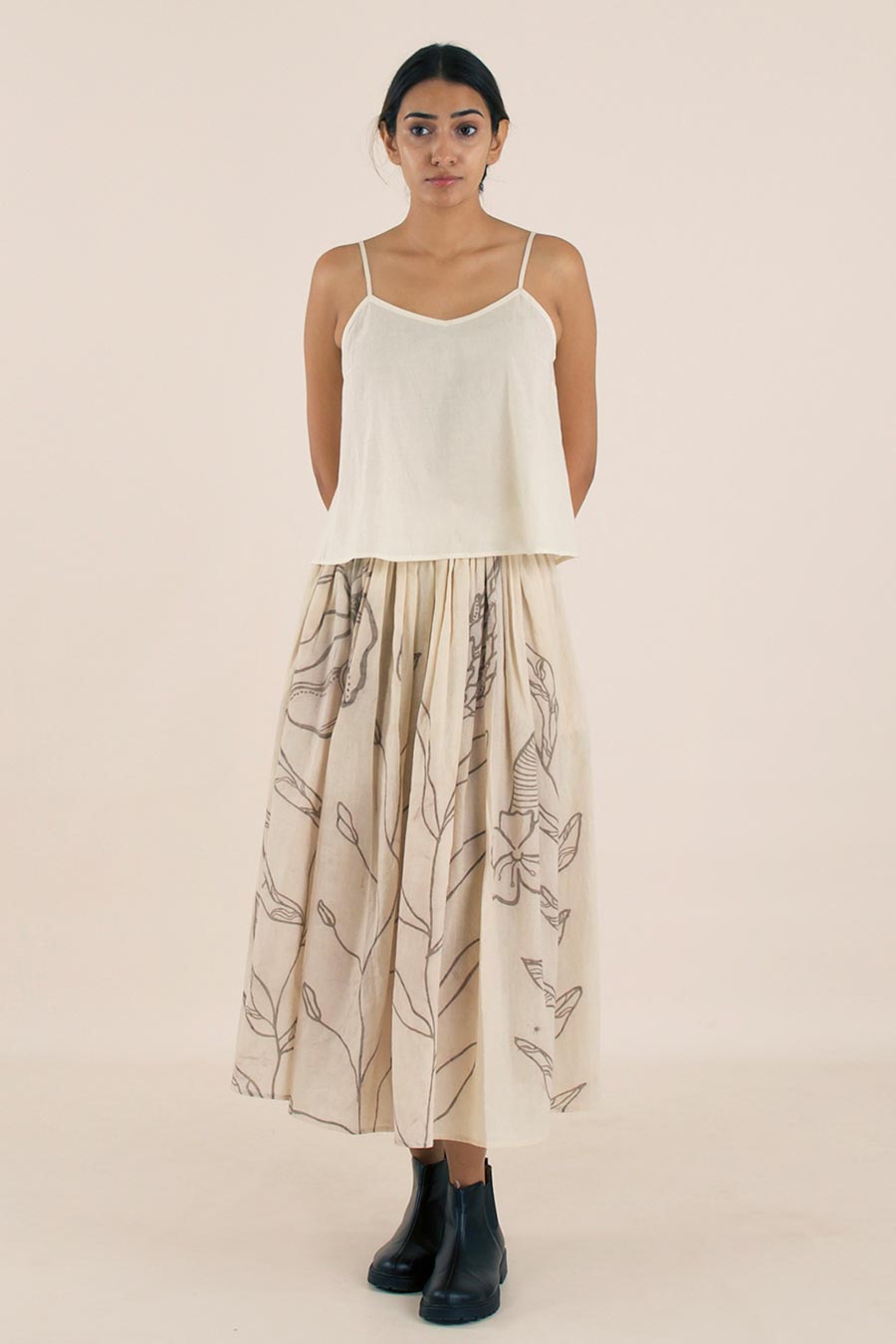 Off-White Cotton Top