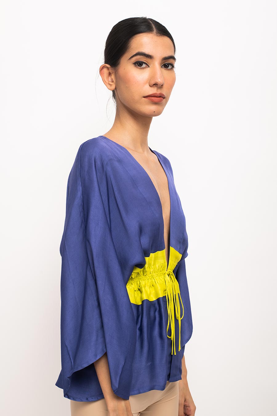 Blue-Yellow Short Cape Overlay