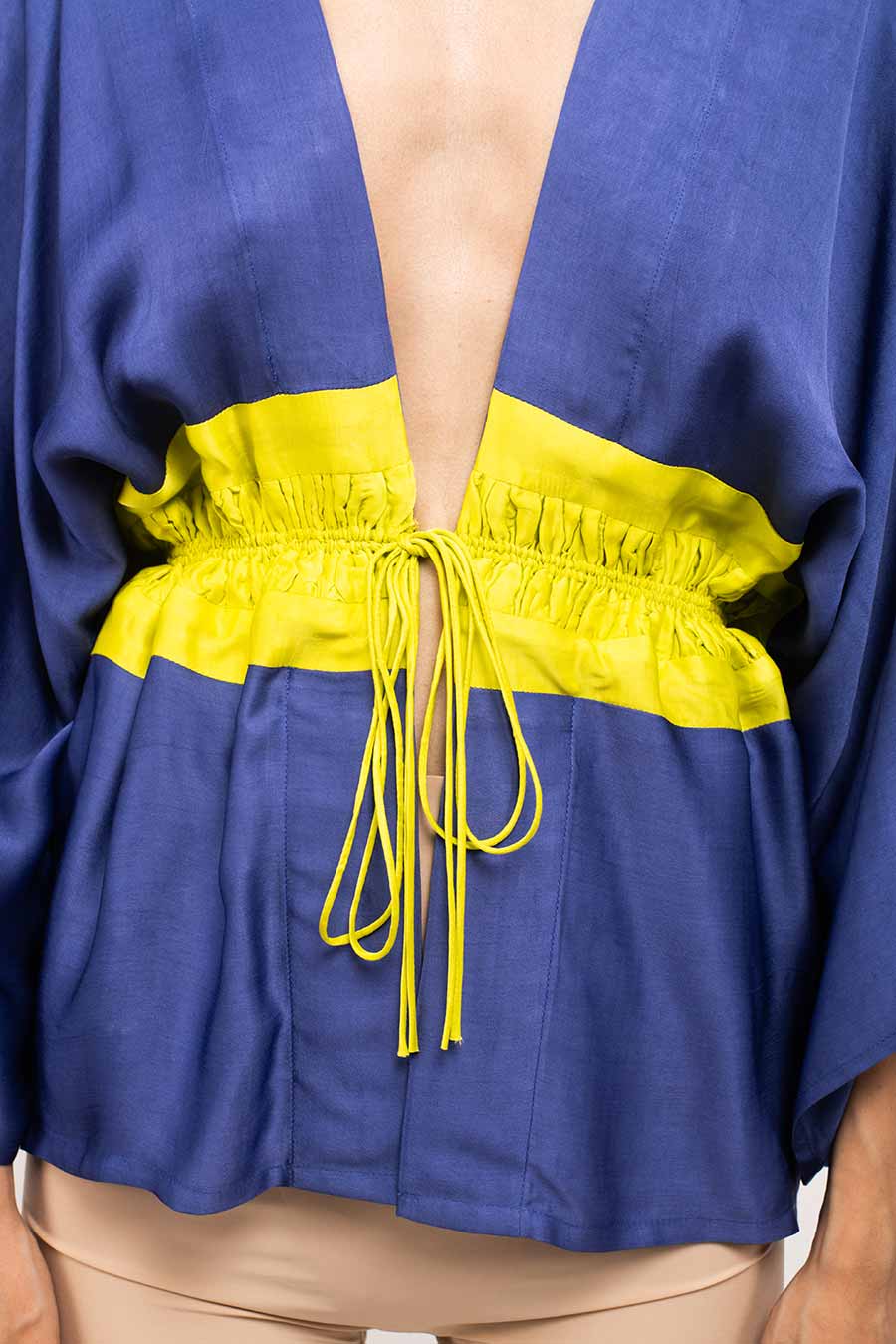 Blue-Yellow Short Cape Overlay