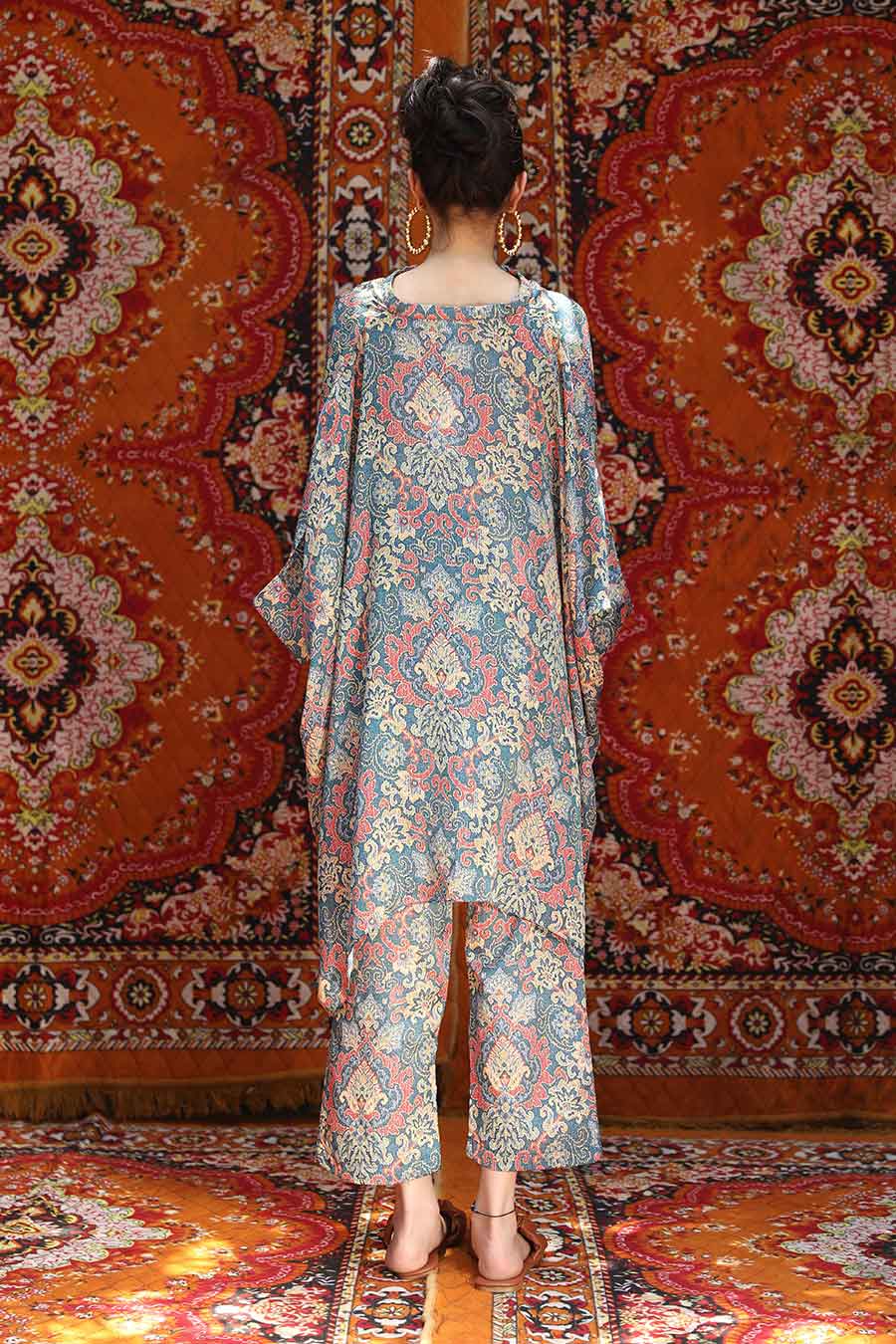 Atlas - Short Kaftan & Pants Co-Ord Set