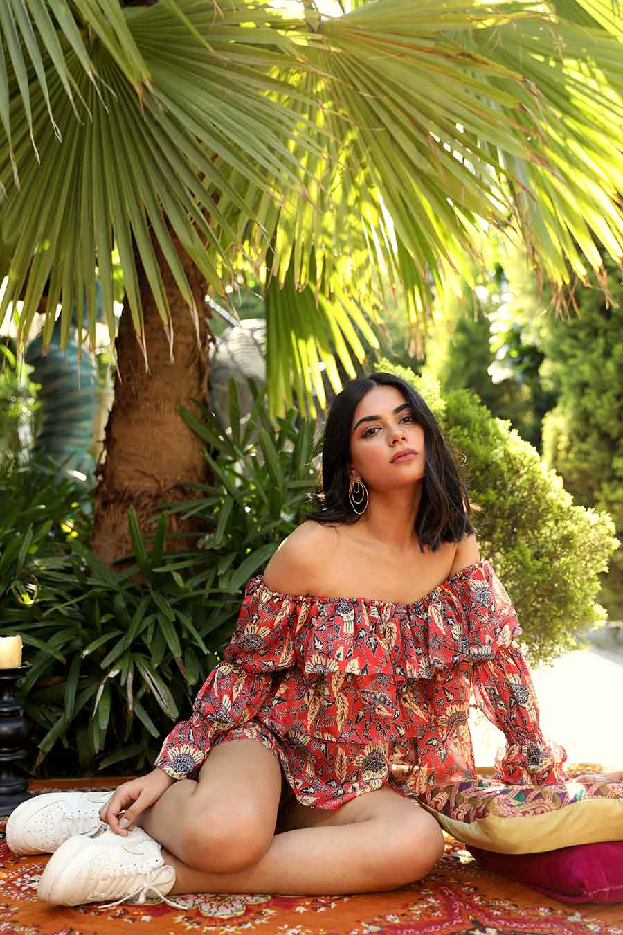 Fez - Tier Top & Shorts Co-Ord Set
