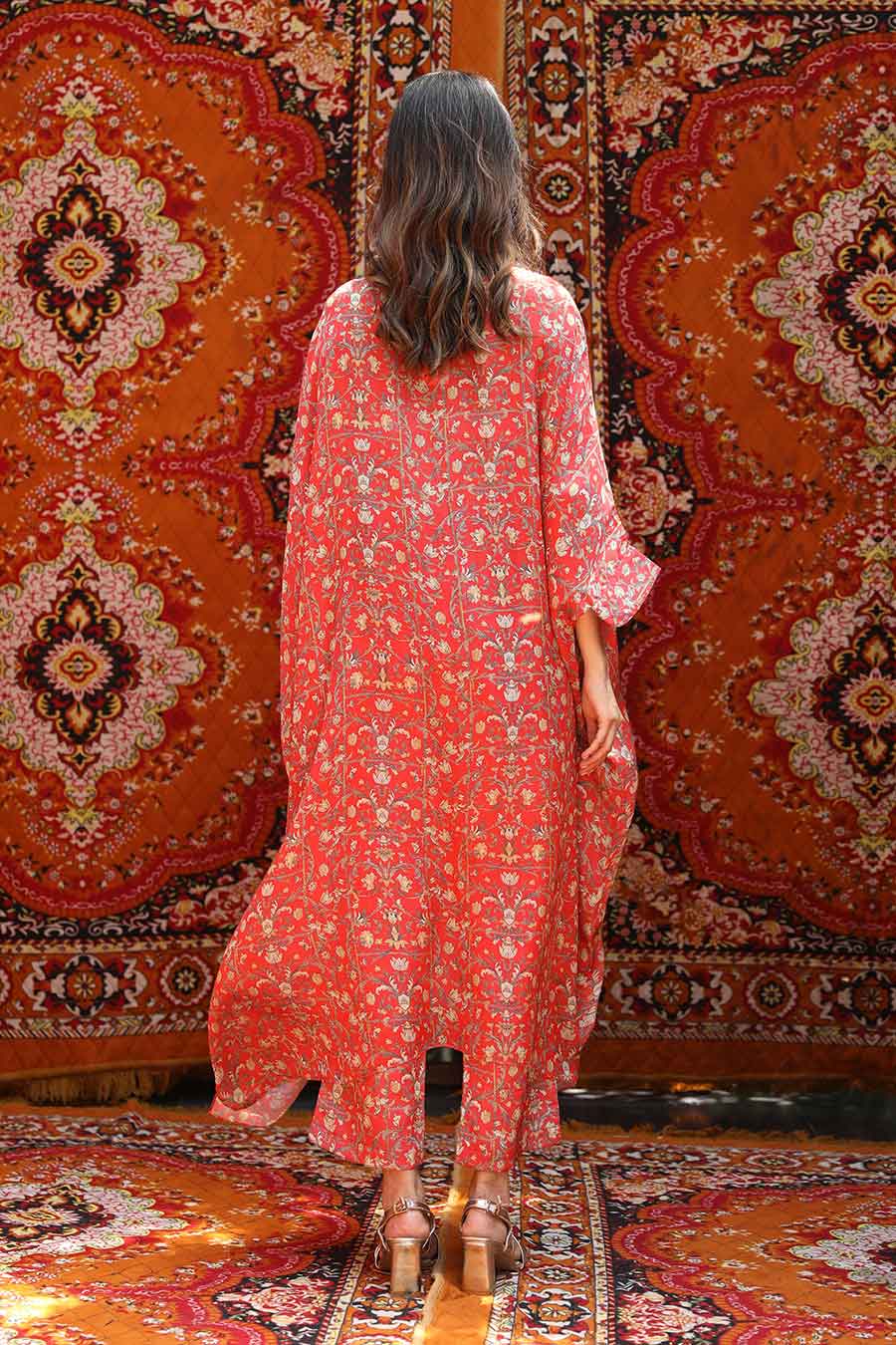 Rabat - Long Kaftan & Pants Co-Ord Set