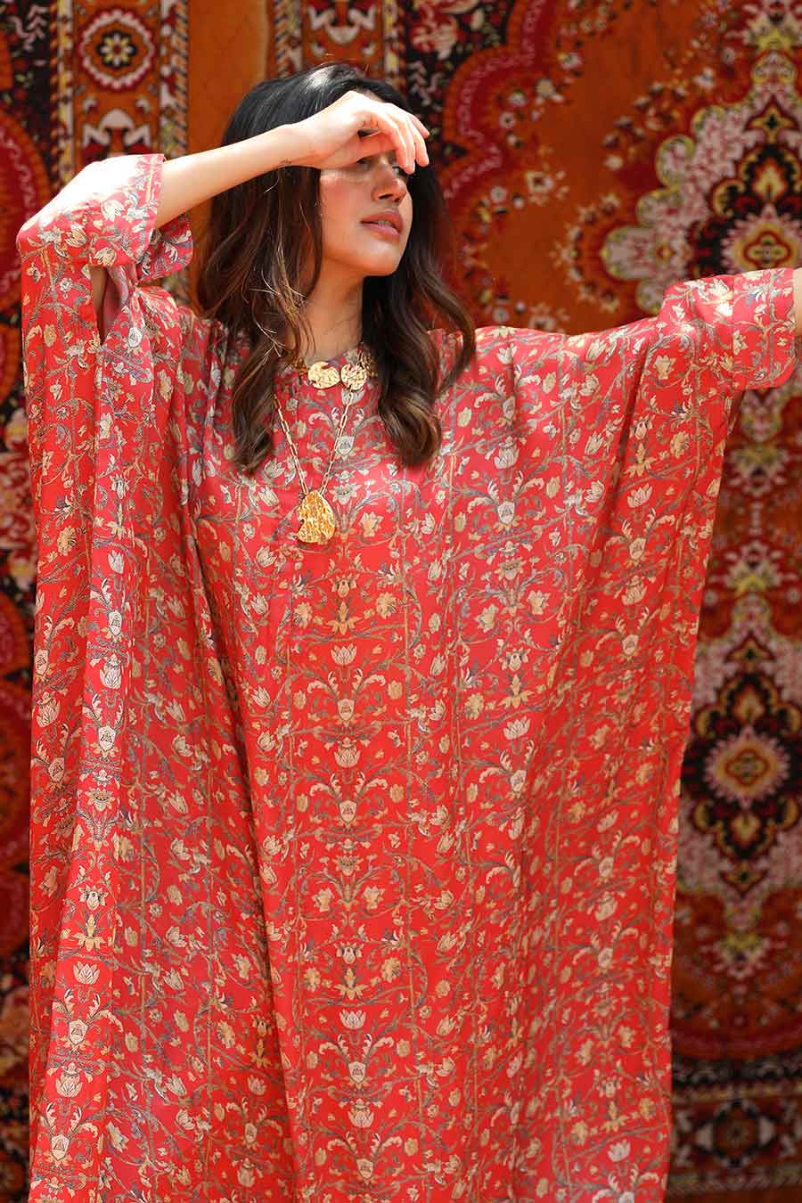 Rabat - Long Kaftan & Pants Co-Ord Set