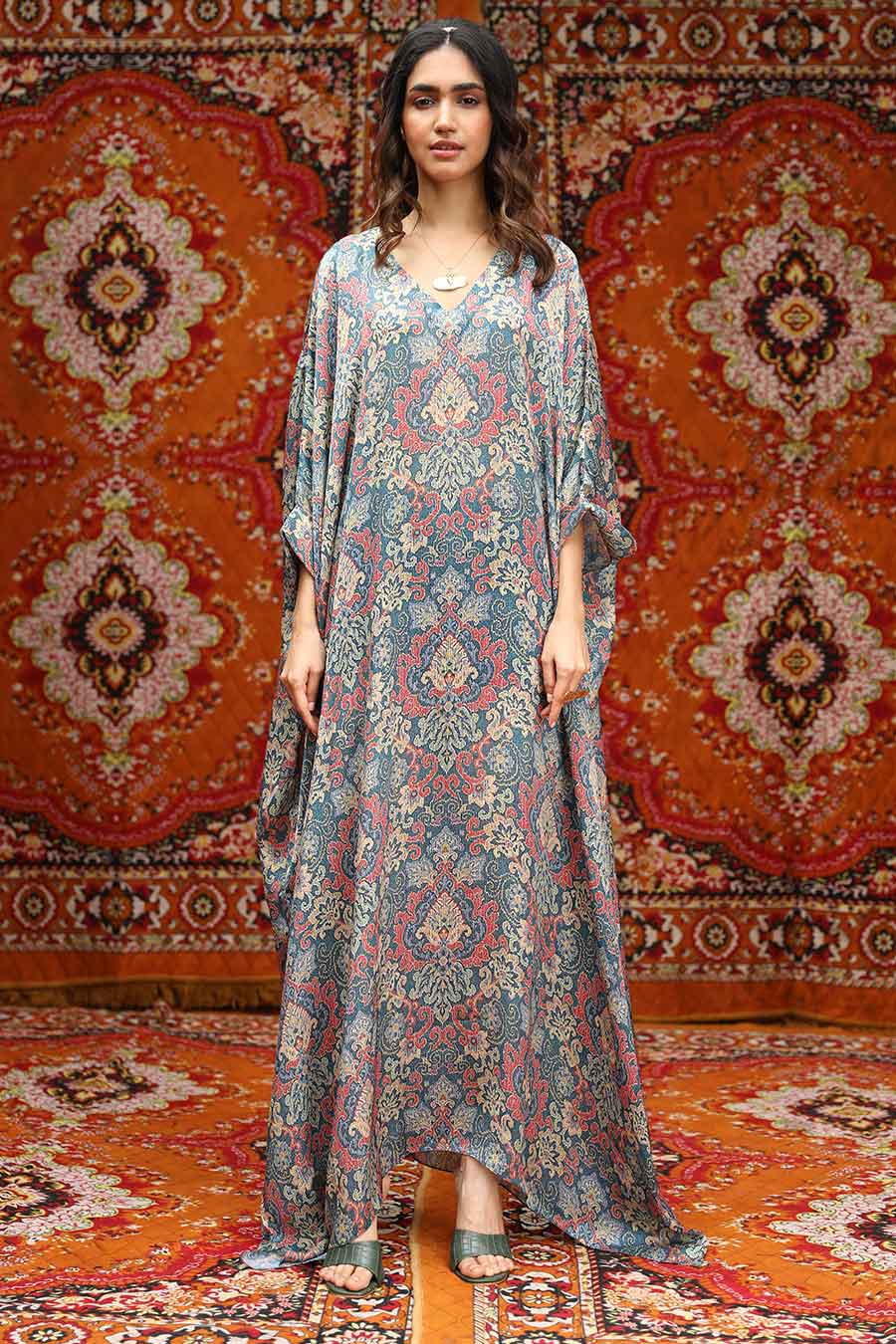 Atlas - Printed Long Beach Kaftan