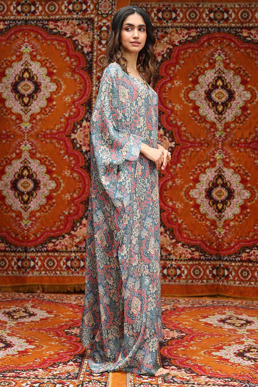 Atlas - Printed Long Beach Kaftan