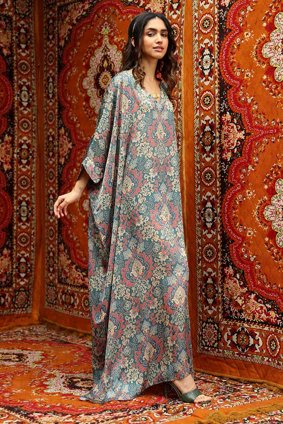 Atlas - Printed Long Beach Kaftan