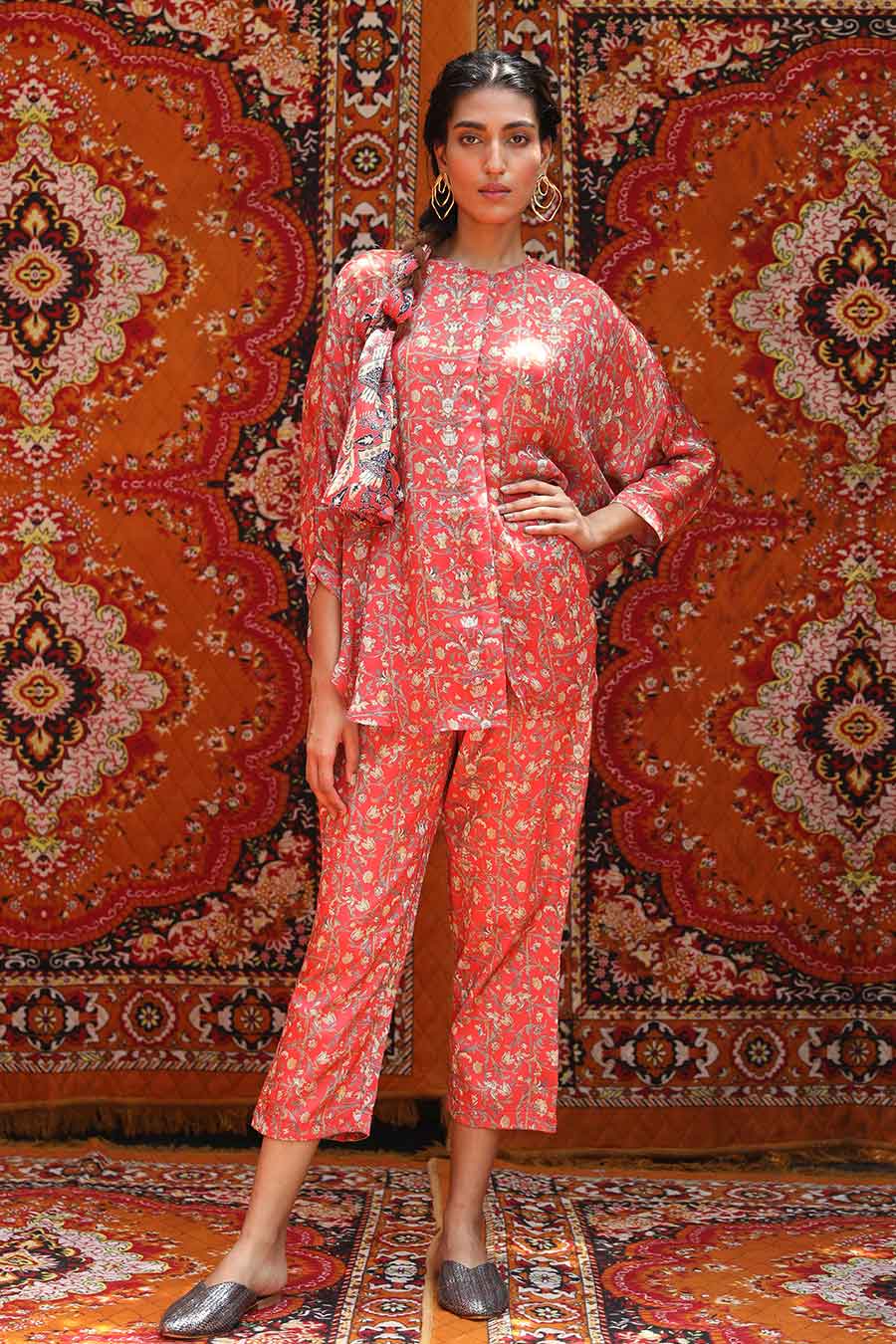 Rabat - Round Shirt & Pants Co-Ord Set