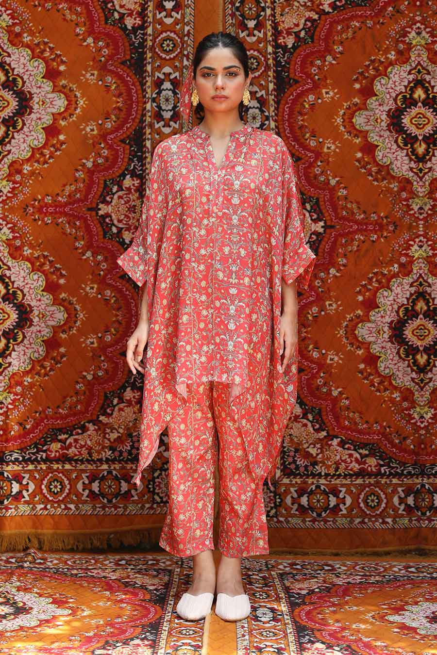 Rabat - Short Kaftan & Pants Co-Ord Set