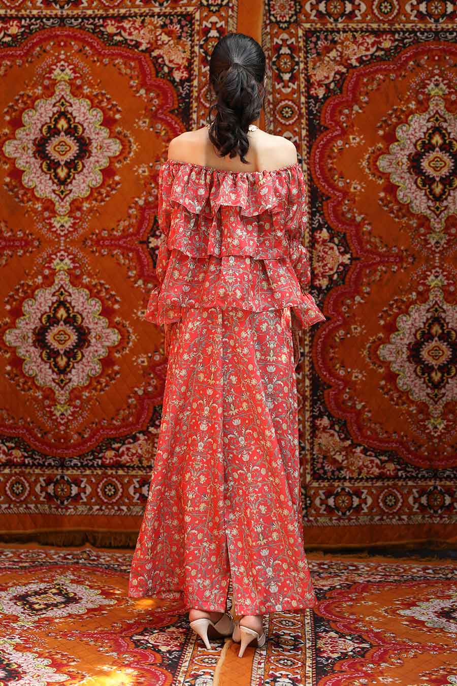 Rabat - Tier Top & High Rise Pant Set