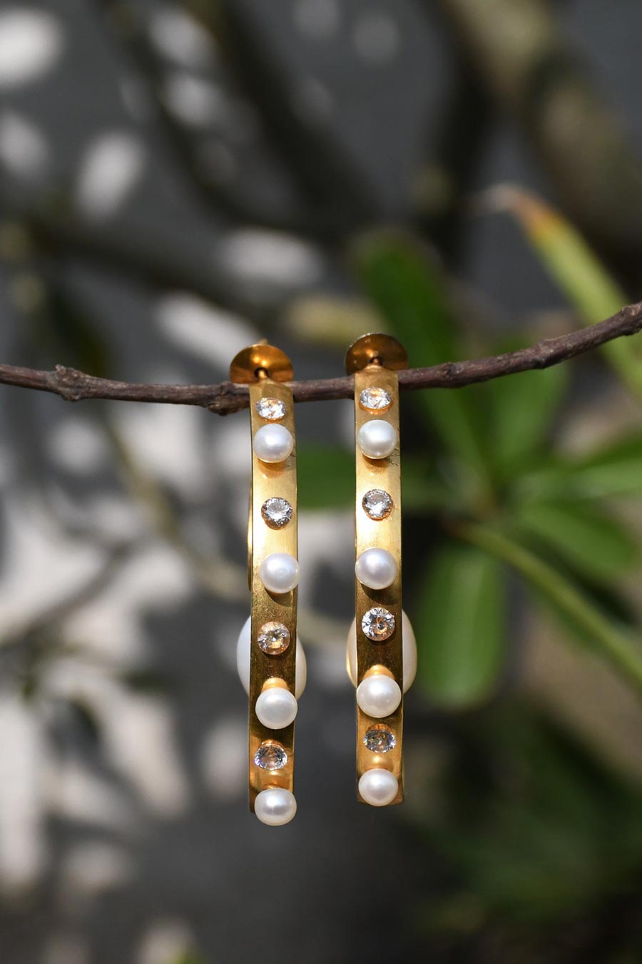 Andromeda Gold Plated Earrings