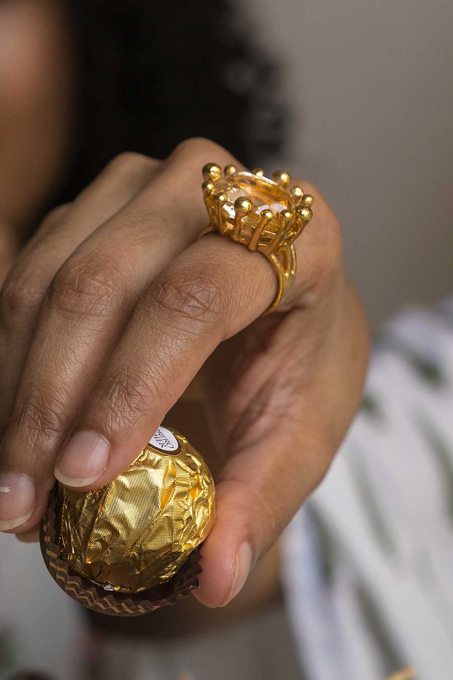 Goldfinch Gold Plated Ring