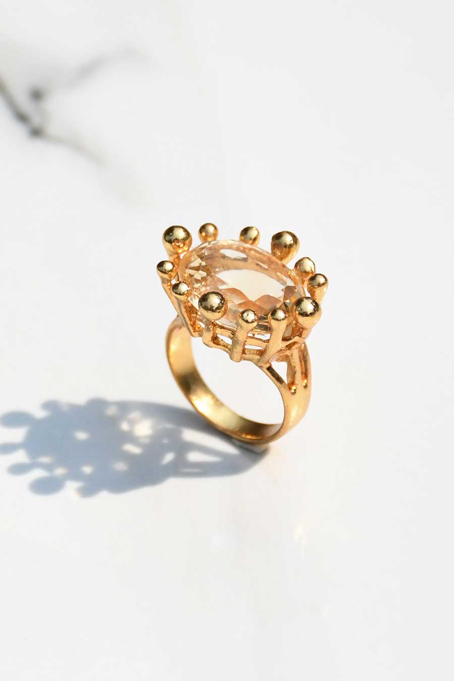 Goldfinch Gold Plated Ring