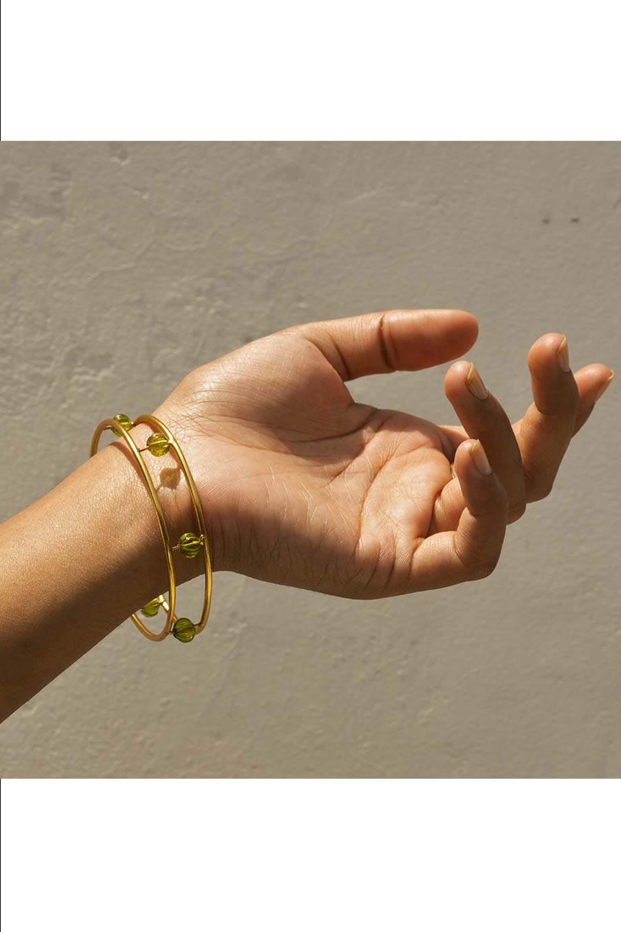 Chahar Bagh Gold Plated Bangle
