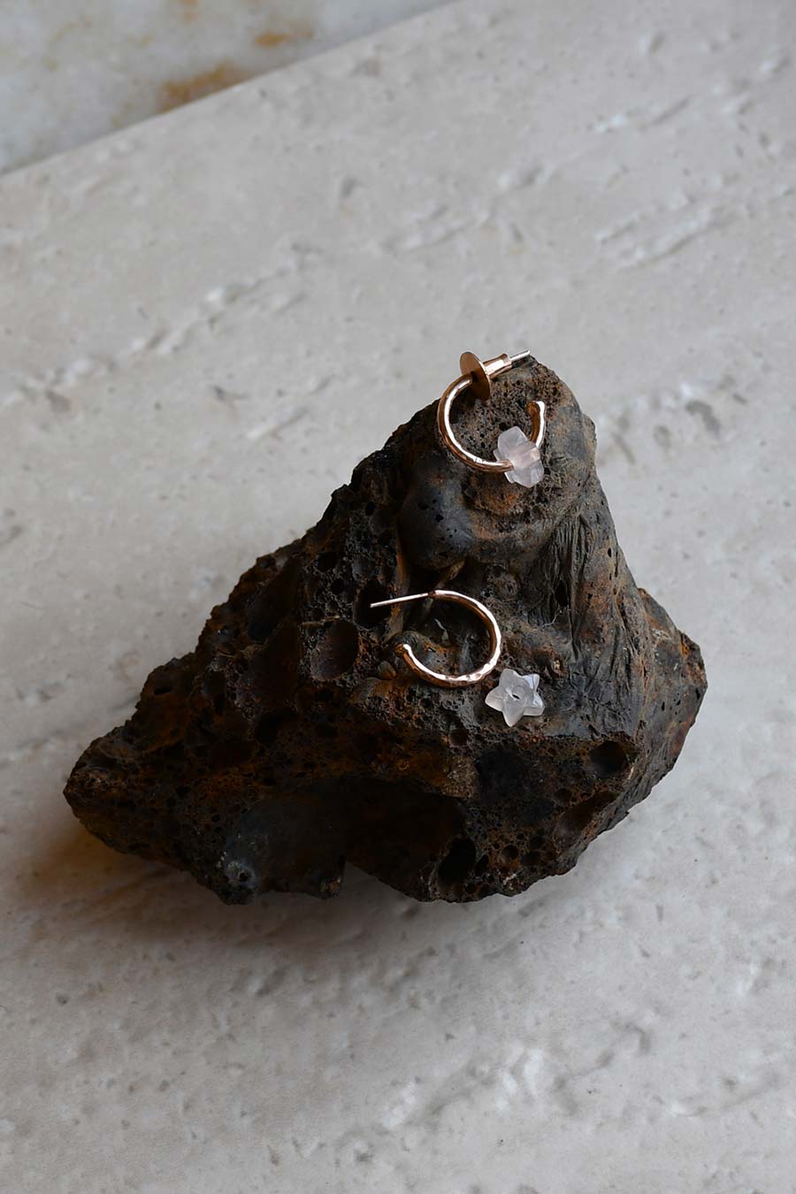 Venus Star Hoop Earrings