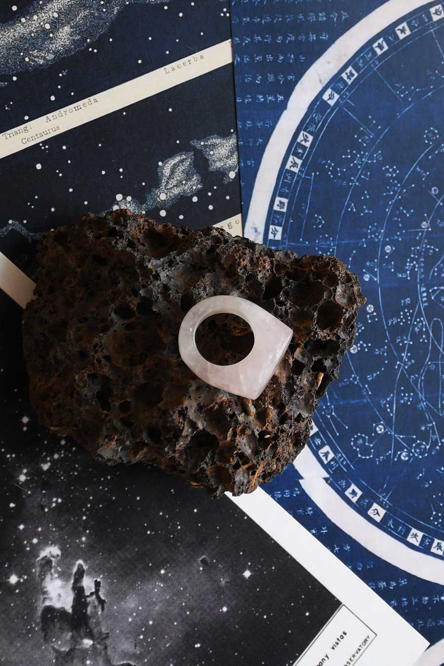Venus Hancarved Ring