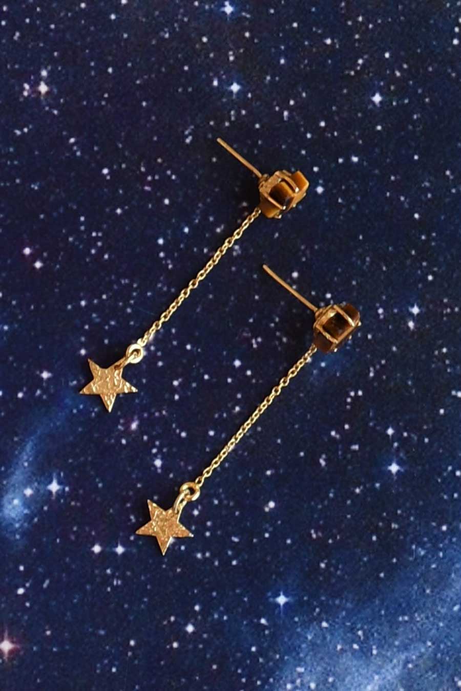 Freya Star Chain Earrings