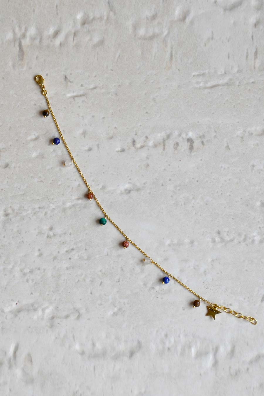 Multicolour Galaxaia Chain Bracelet