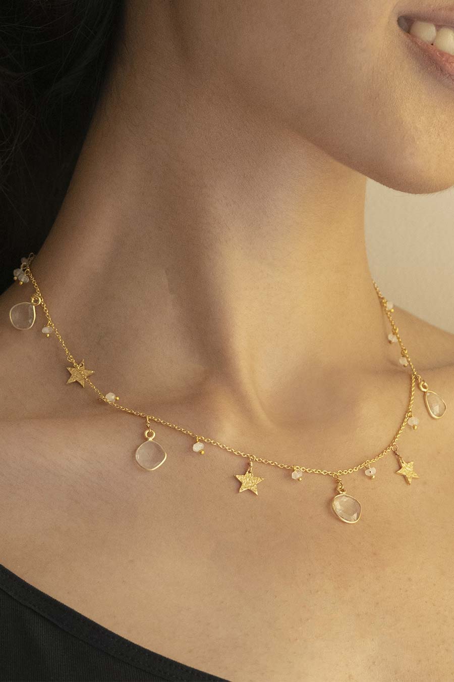 Astraea Gold Plated Necklace