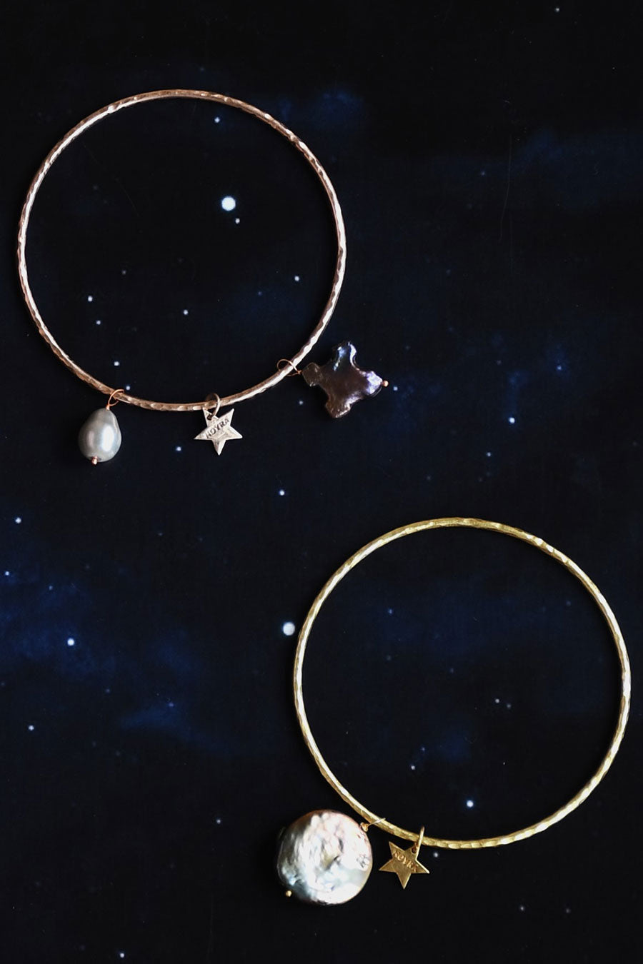 Omega Nebula Gold Plated Bangle