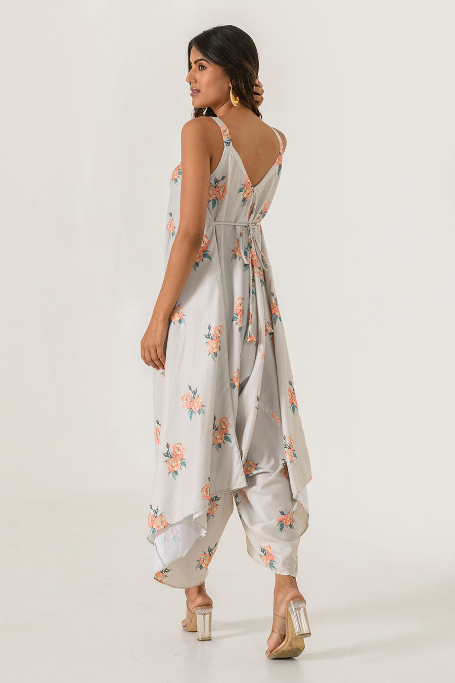 Green Printed Palazzo Jumpsuit