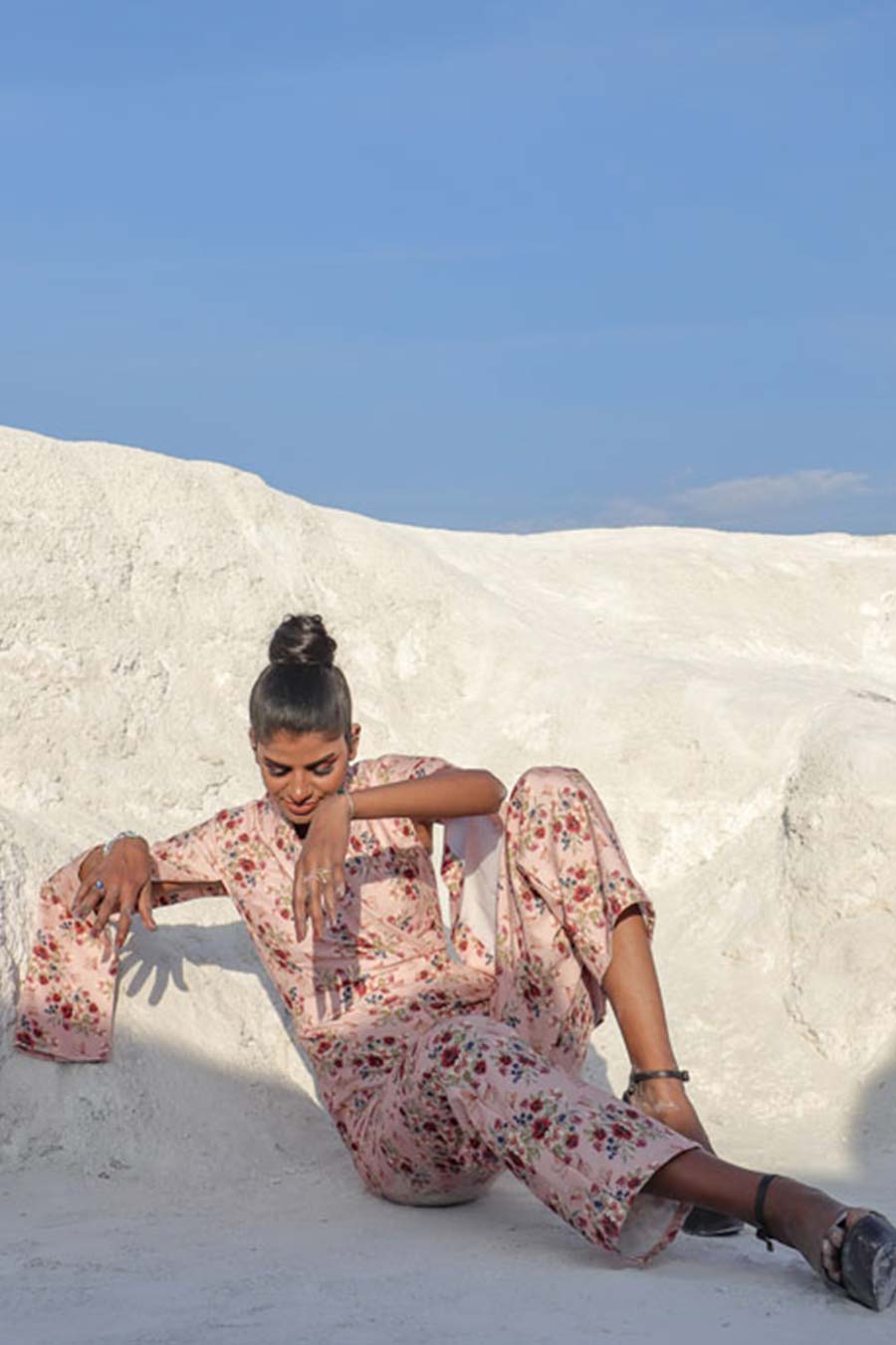 Carnation Pink Formal Jumpsuit