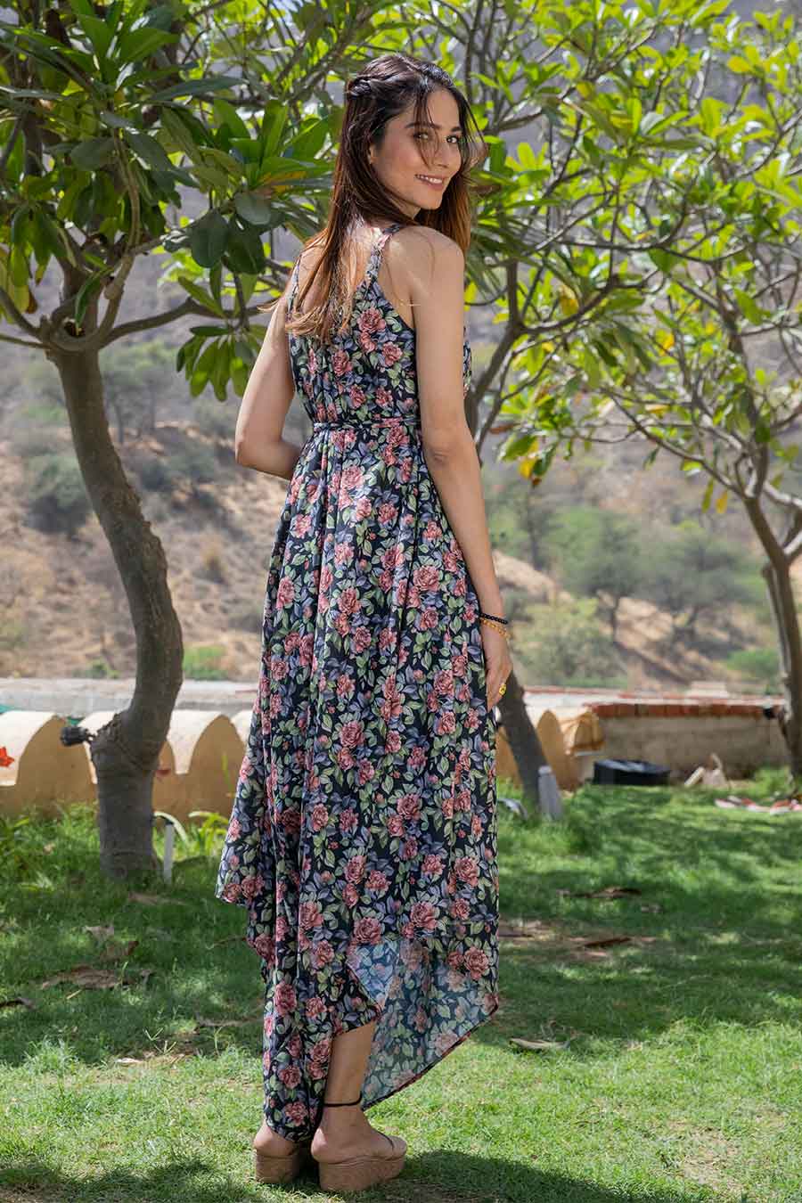 Iris Black Palazzo Jumpsuit