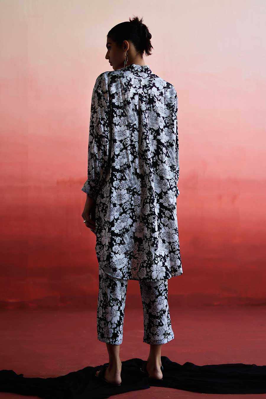 QIAN - Indie Shirt & Pant Co-Ord Set