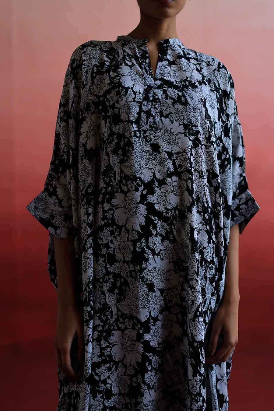 QIAN - Long Kaftan & Pant Co-Ord Set