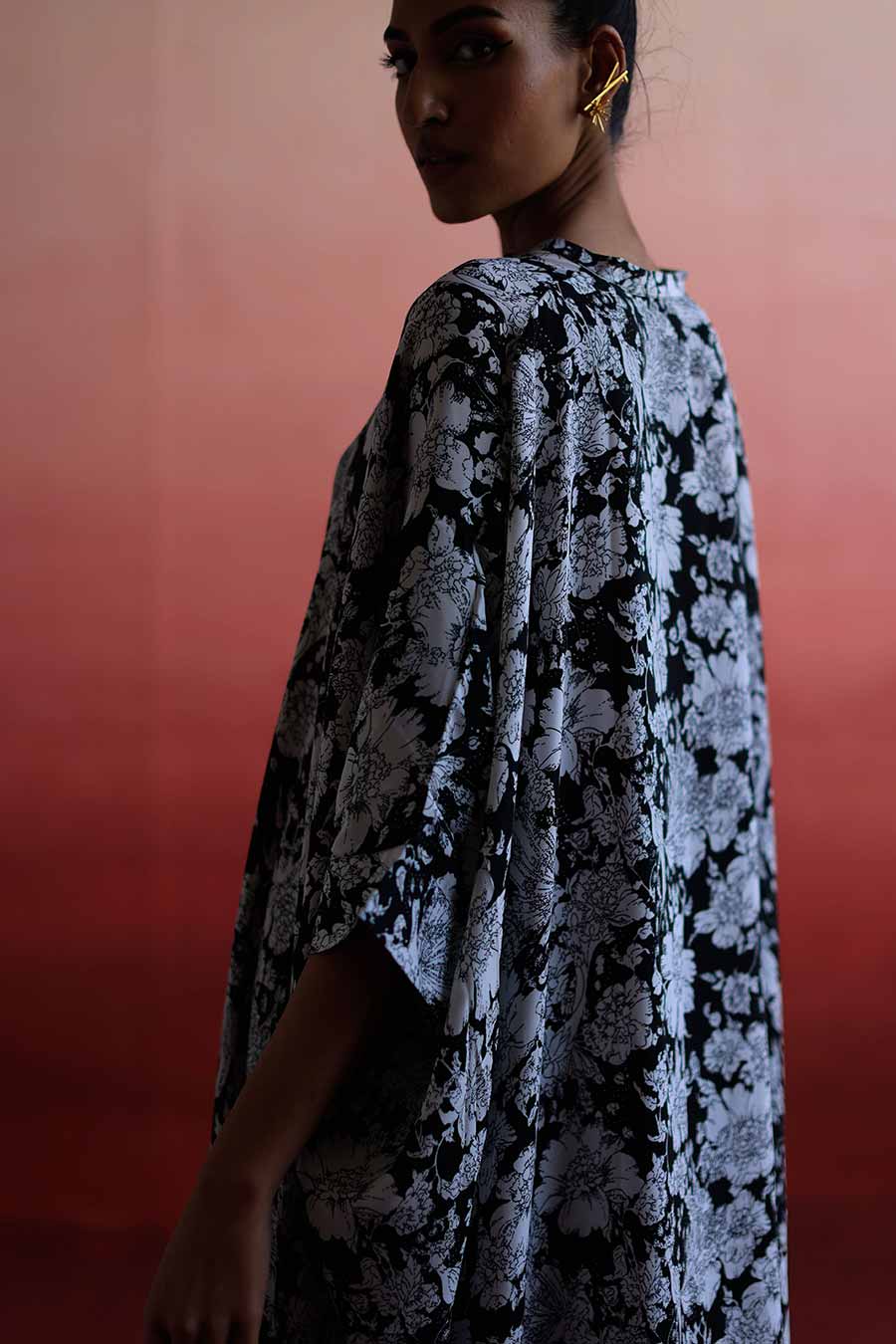 QIAN - Long Kaftan & Pant Co-Ord Set