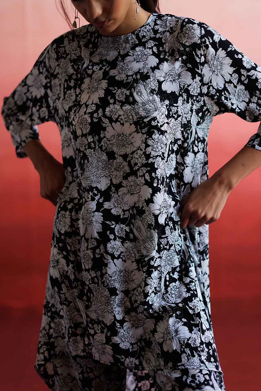 QIAN - Long MJ Tunic & Pant Co-Ord Set