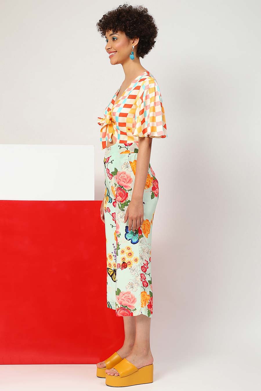 Multicolour Floral Print Jumpsuit