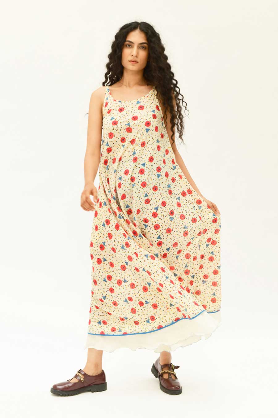 Organic Cotton Spaced Out Maxi Dress