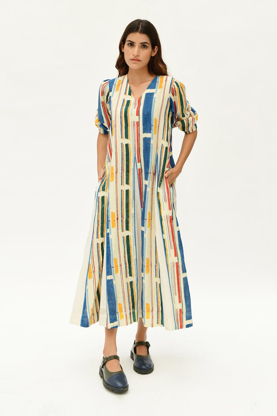 Organic Cotton Panelled Dress