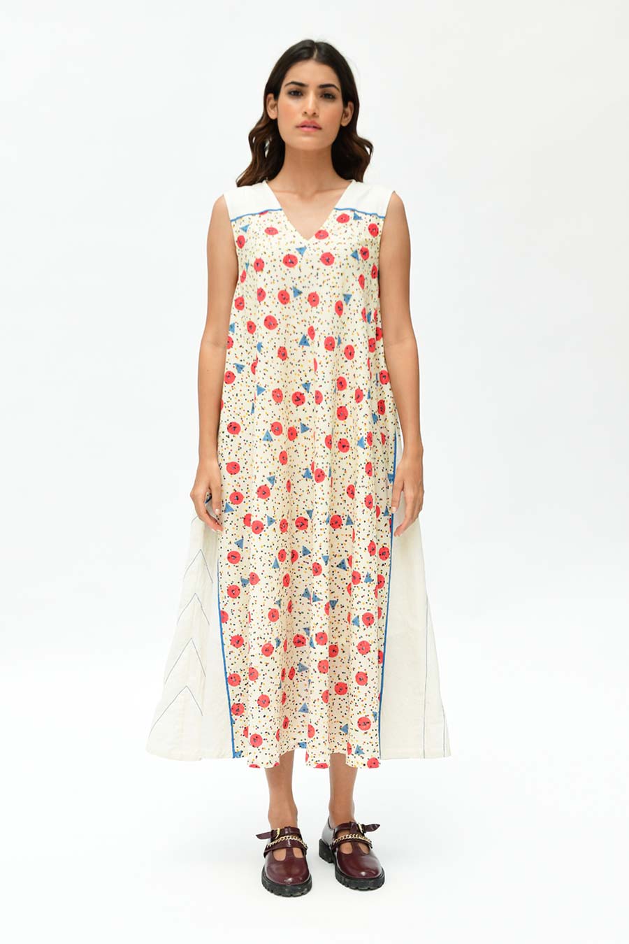 Organic Cotton Space Maxi Dress