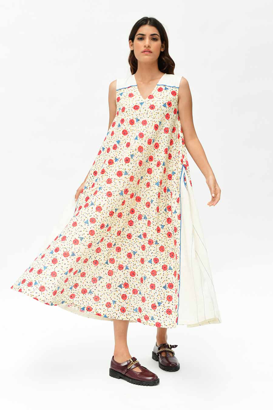 Organic Cotton Space Maxi Dress