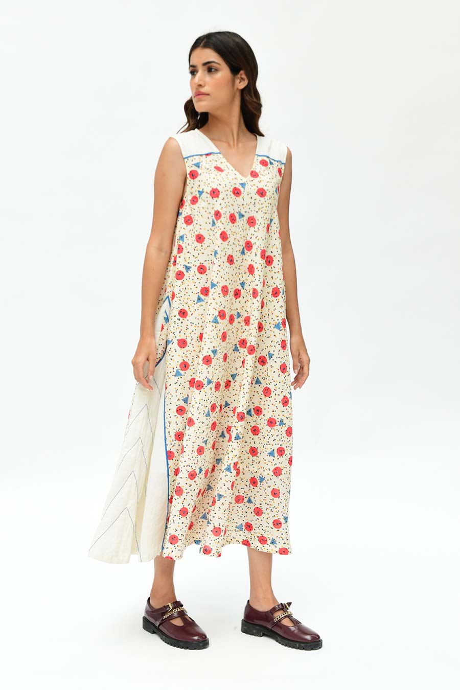 Organic Cotton Space Maxi Dress